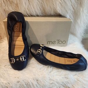 Me Too "Olympia" Ballet Flats Navy 9M